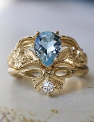 Haus of Olympia Crowned Azure Ring