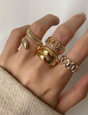 Haus of Olympia Serpent Spell Rings 4 Piece Set