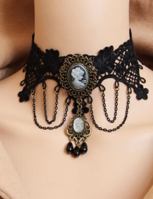 Haus of Olympia Myth in Lace Necklace